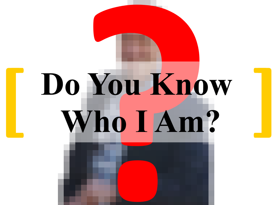 Do You Know Who I Am? | Streetwise Publications Ltd.